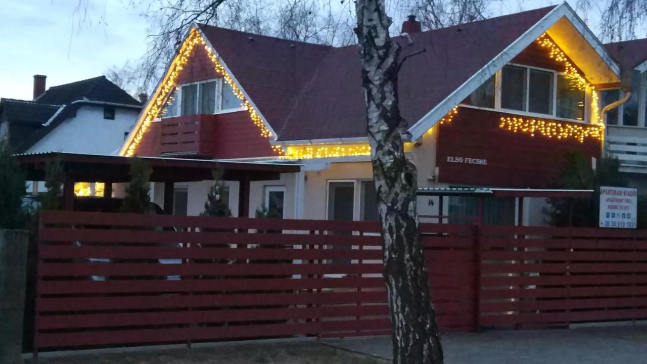 Elso Fecske Apartmanok Siófok Esterno foto